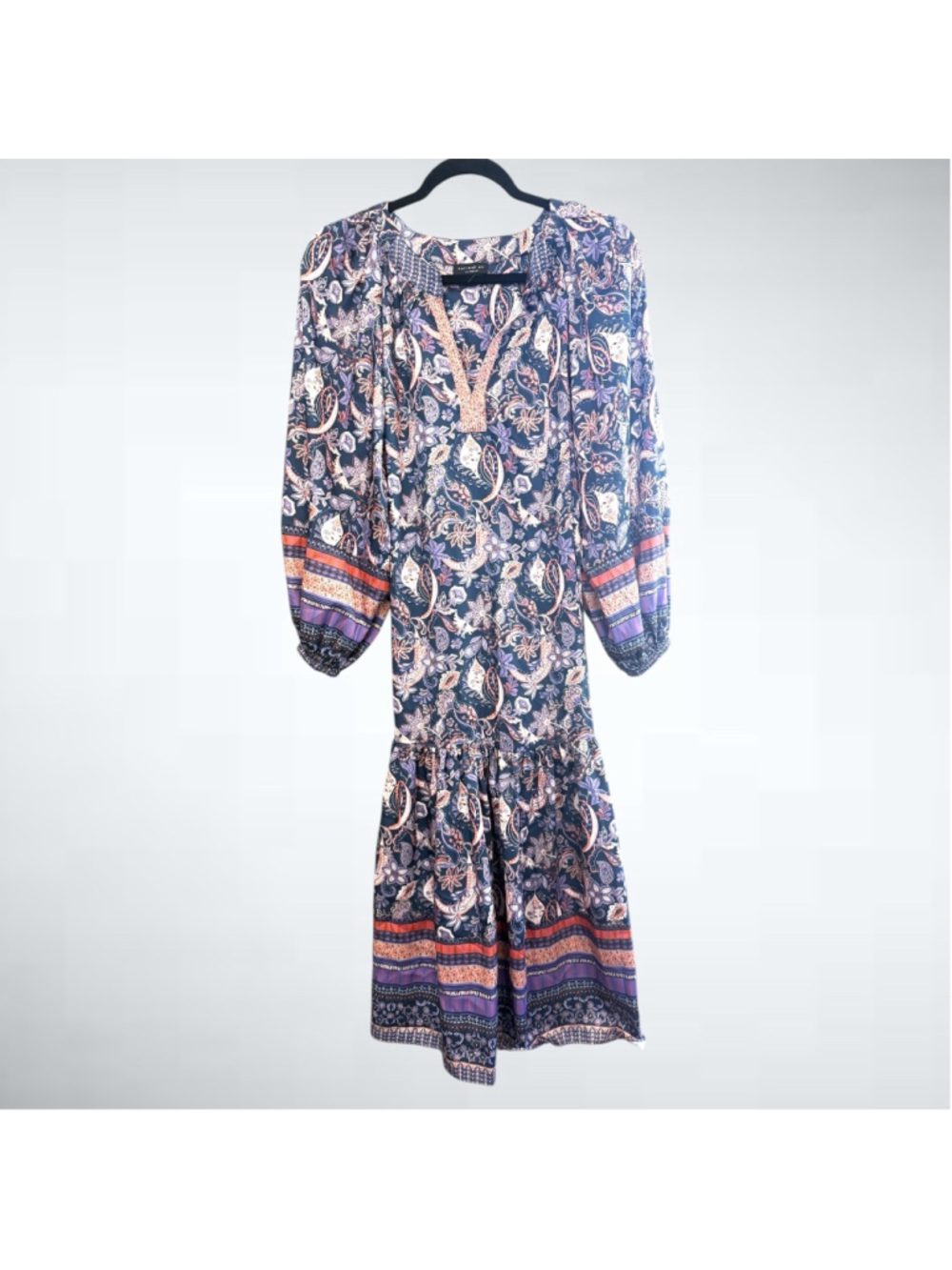 Current Air Boho Paisley Print Midi Dress Size S - Picture 2 of 13